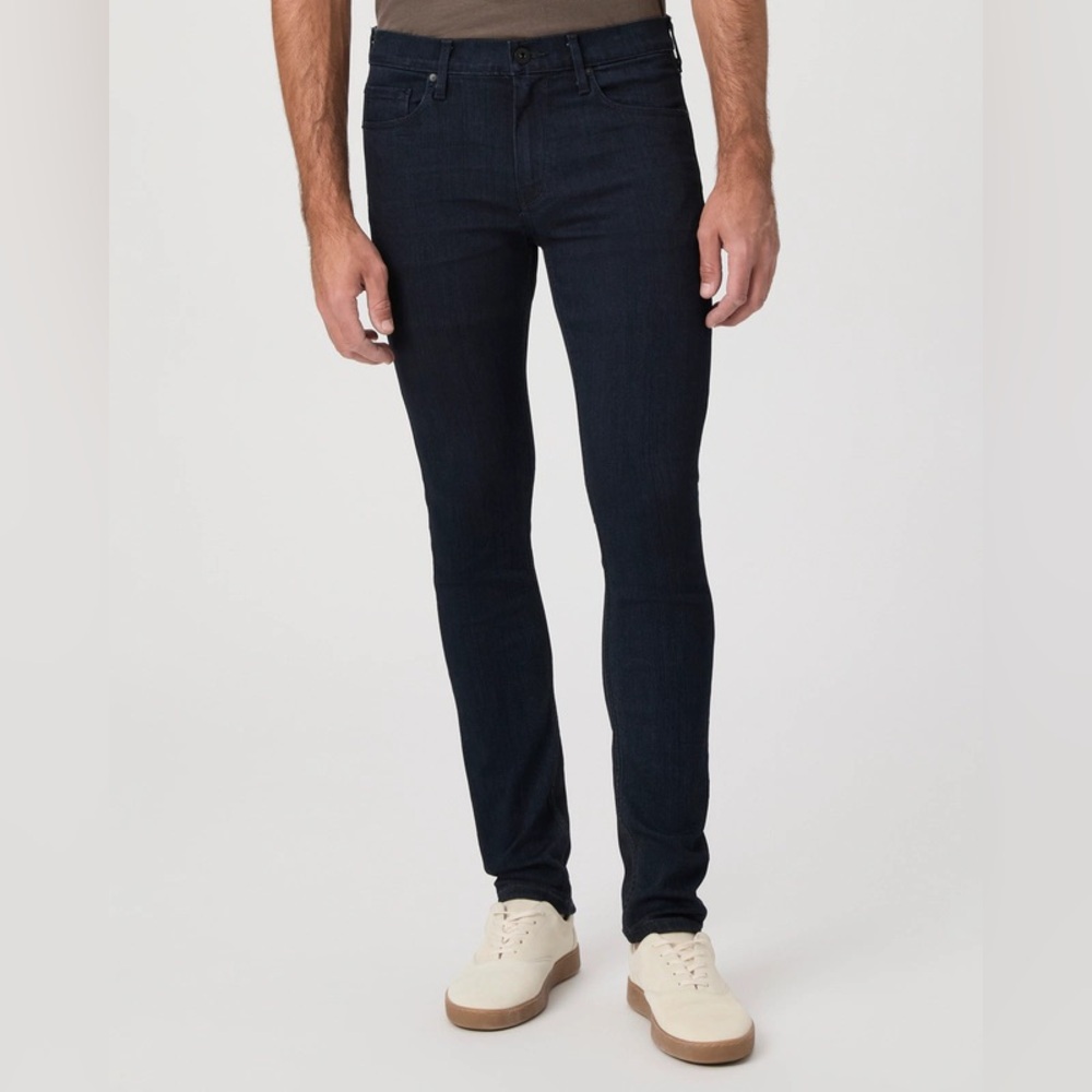 PAIGE Croft Skinny Jeans 29 in Inkwell Blue